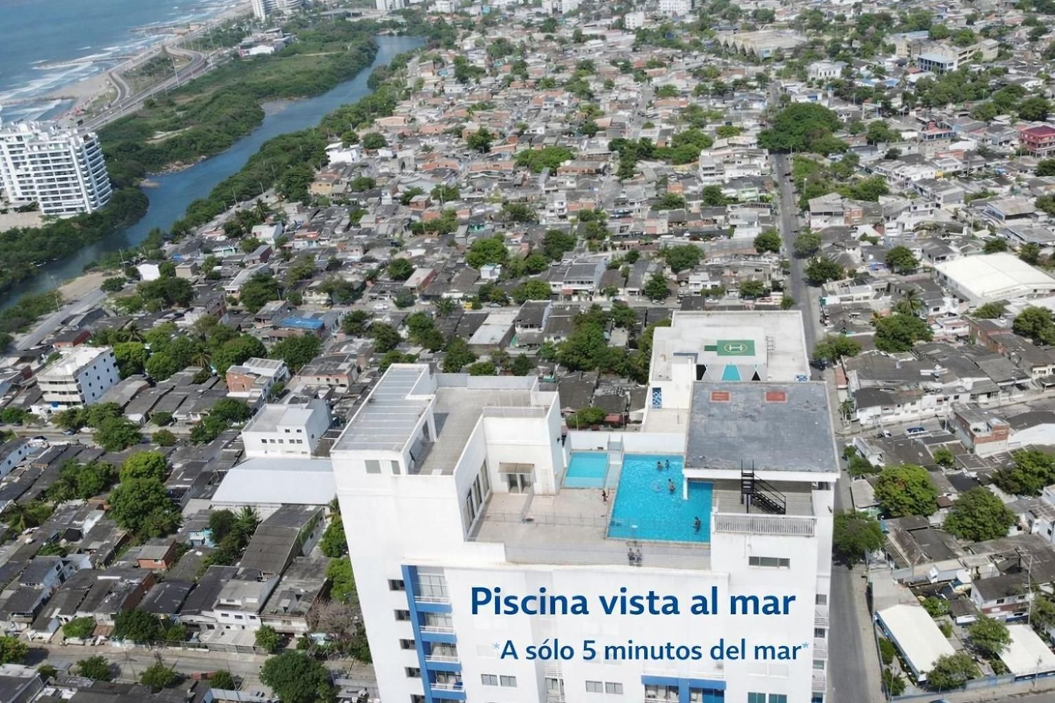 Prime Tower Vista Al Mar Con Piscina Cartagena